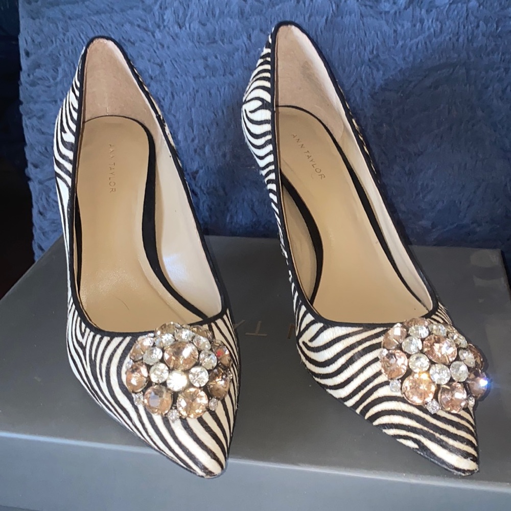 Zebra print Heels